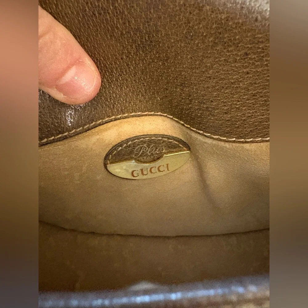 Vintage Plus by Etienne Aigner Monogram Crossbody Bag – Brown‎